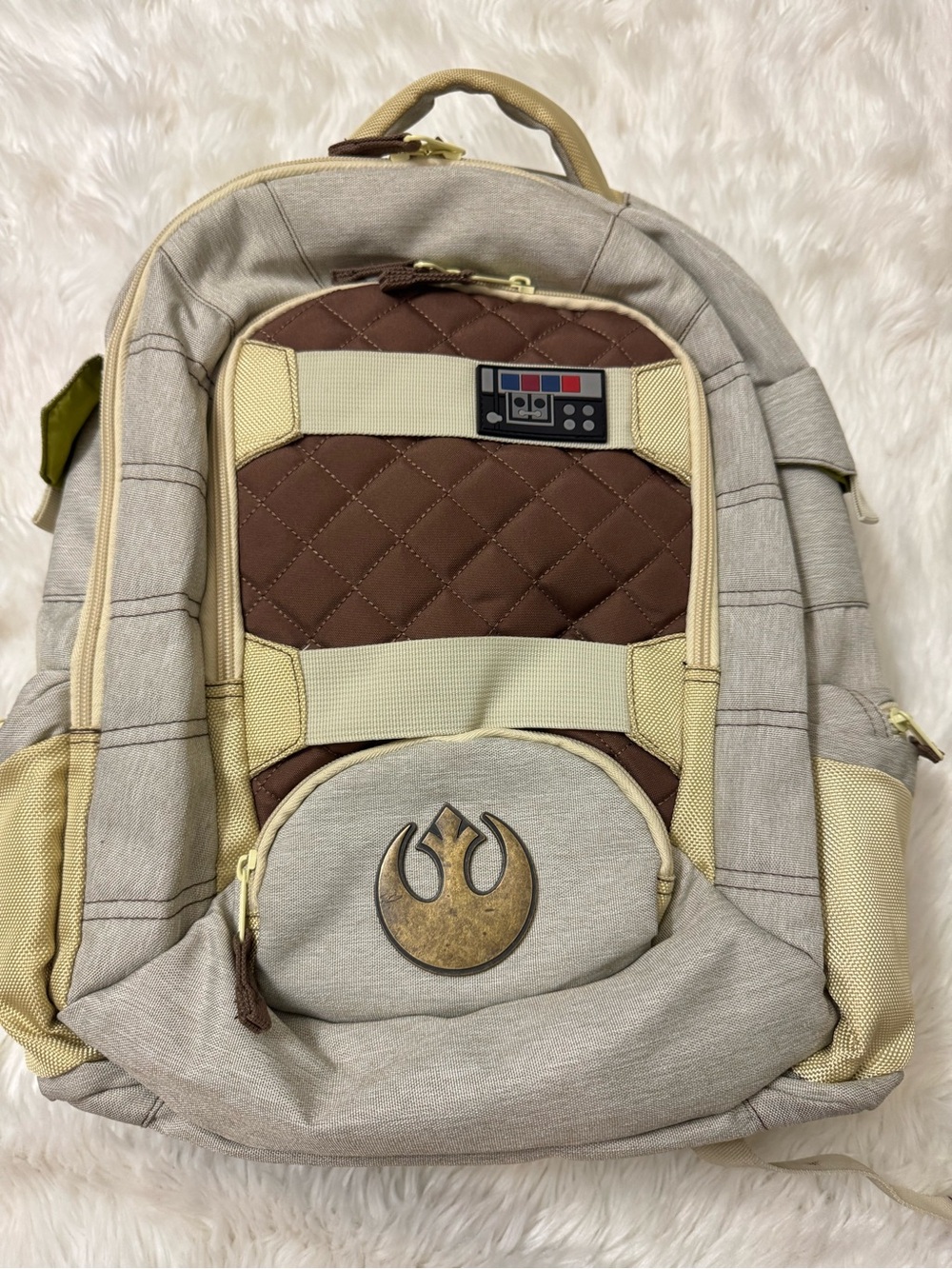 Disney Star Wars BIOWORLD Hoth Commando Themed Backpack VERY Rare Students Hike